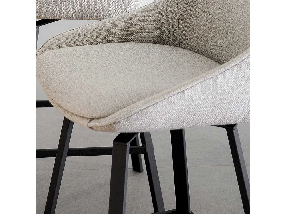 Barhocker Barstuhl aus Metall mit Rückenlehne (2er Set)