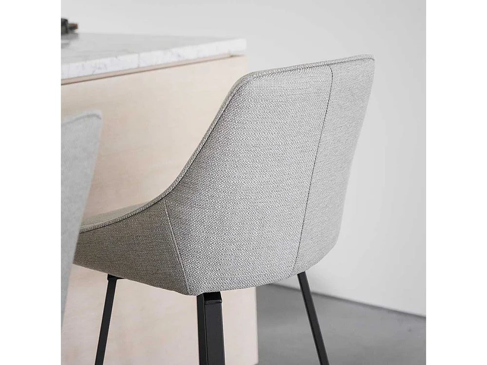 Barhocker Barstuhl aus Metall mit Rückenlehne (2er Set)