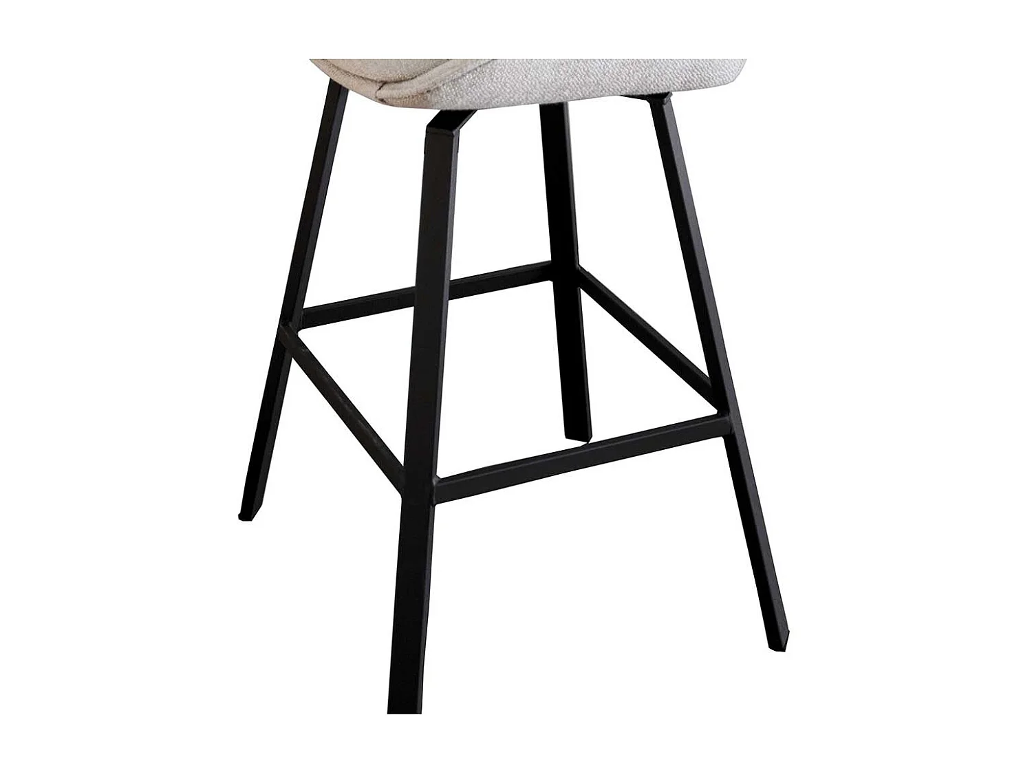 Barhocker Barstuhl aus Metall mit Rückenlehne (2er Set)