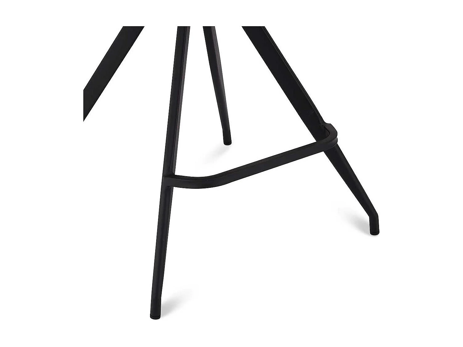 Barstühle in Schwarz Kunstleder 70 cm Sitzhöhe (2er Set)