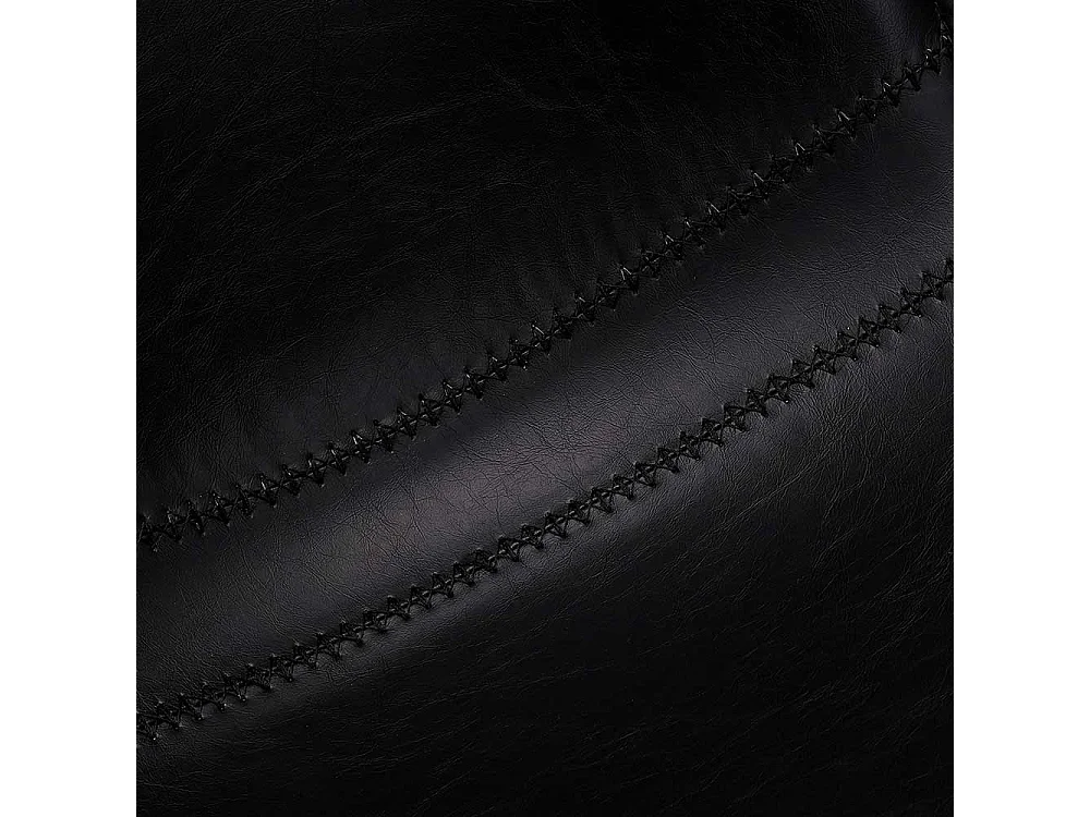 Barstühle in Schwarz Kunstleder 70 cm Sitzhöhe (2er Set)