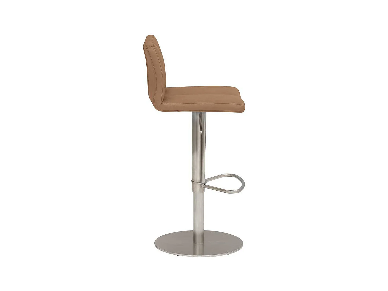 Barhocker Höhenverstellbar in modernem Design gepolsterter Rückenlehne