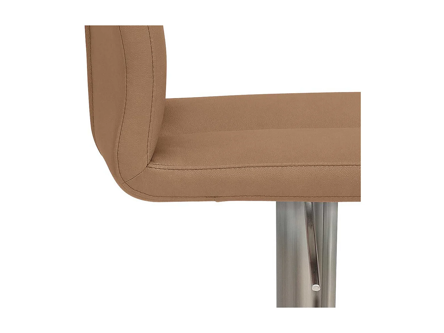 Barhocker höhenverstellbar in modernem Design gepolsterter Rückenlehne