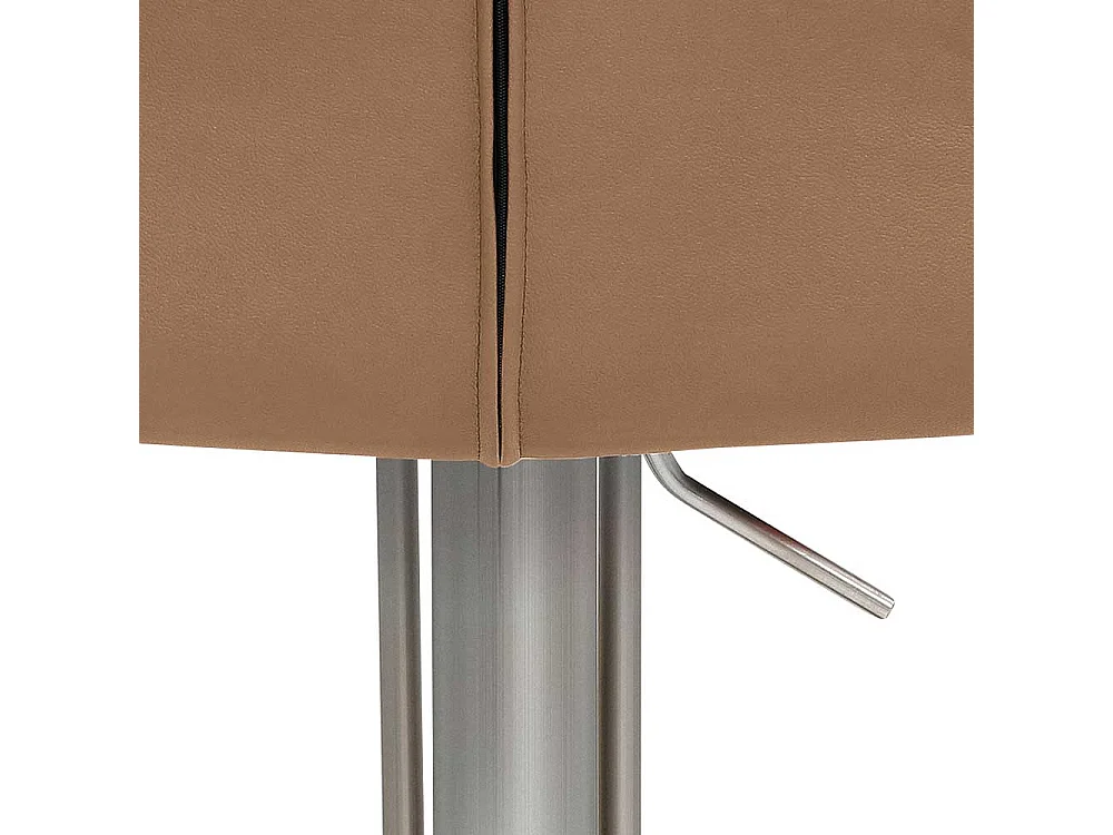 Barhocker höhenverstellbar in modernem Design gepolsterter Rückenlehne