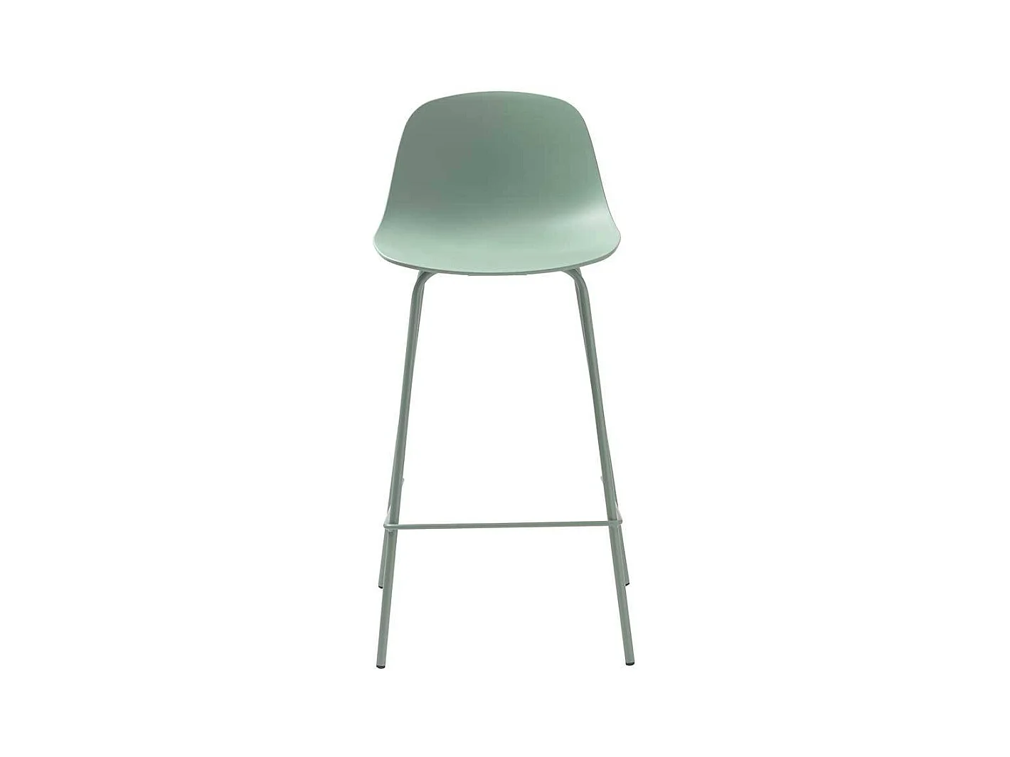 Tresenst�hle in Mintgr�n Kunststoff modern (2er Set)