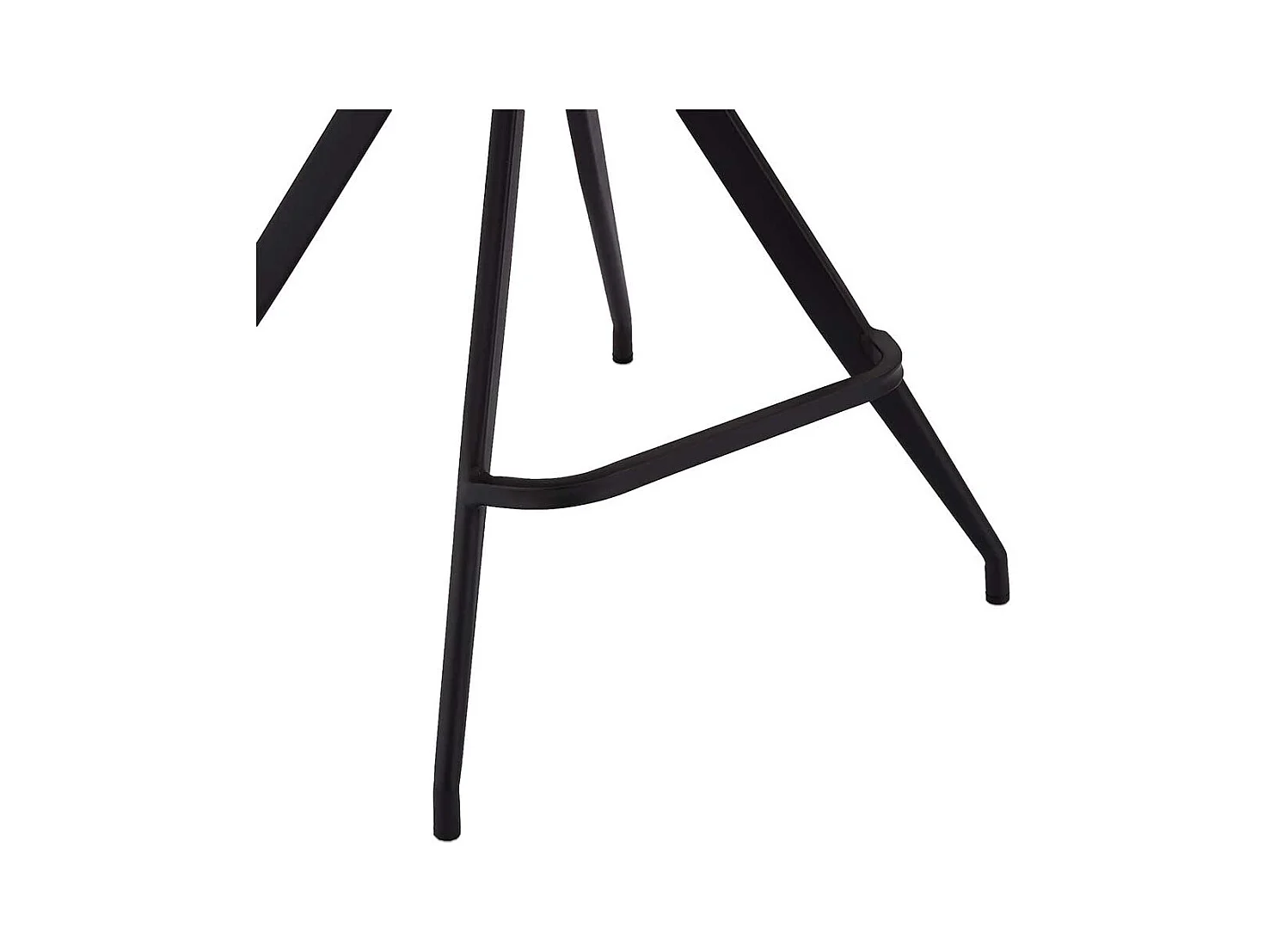 Küchenhocker in Dunkelbraun Kunstleder 70 cm Sitzhöhe (2er Set)