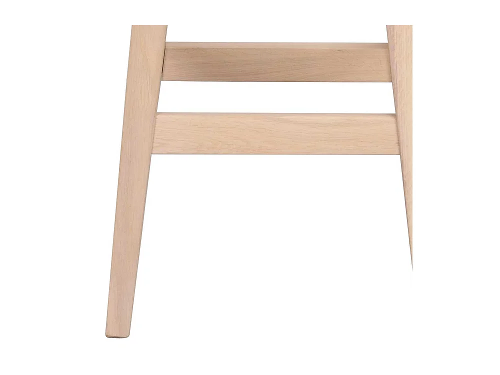 Küchen Barhocker aus Eiche Massivholz White Wash (2er Set)