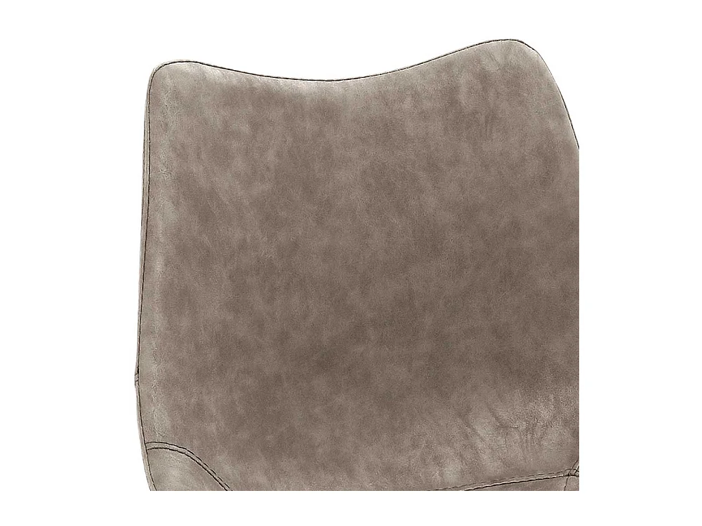 Küchenbarhocker modern mit Bügelgestell aus Edelstahl Kunstleder Sitzschale