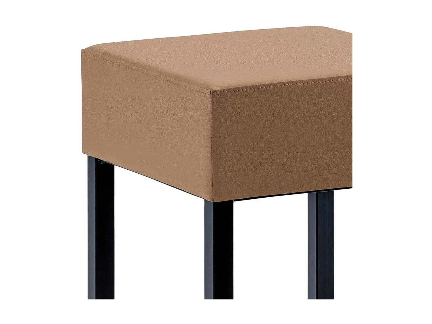 Hoher Barhocker 91 cm Sitzhöhe Vierfußgestell aus Metall