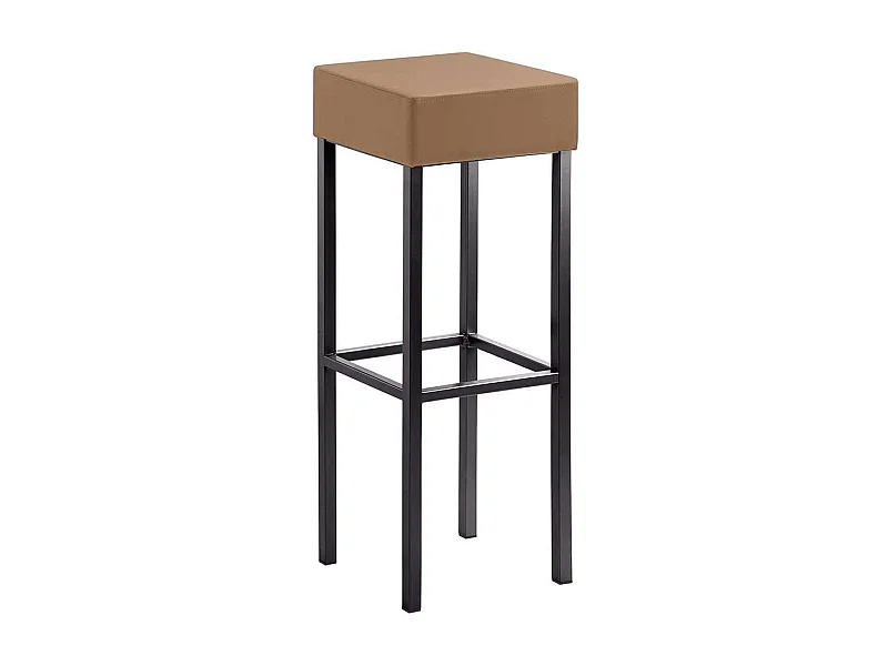 Hoher Barhocker 91 cm Sitzhöhe Vierfußgestell aus Metall