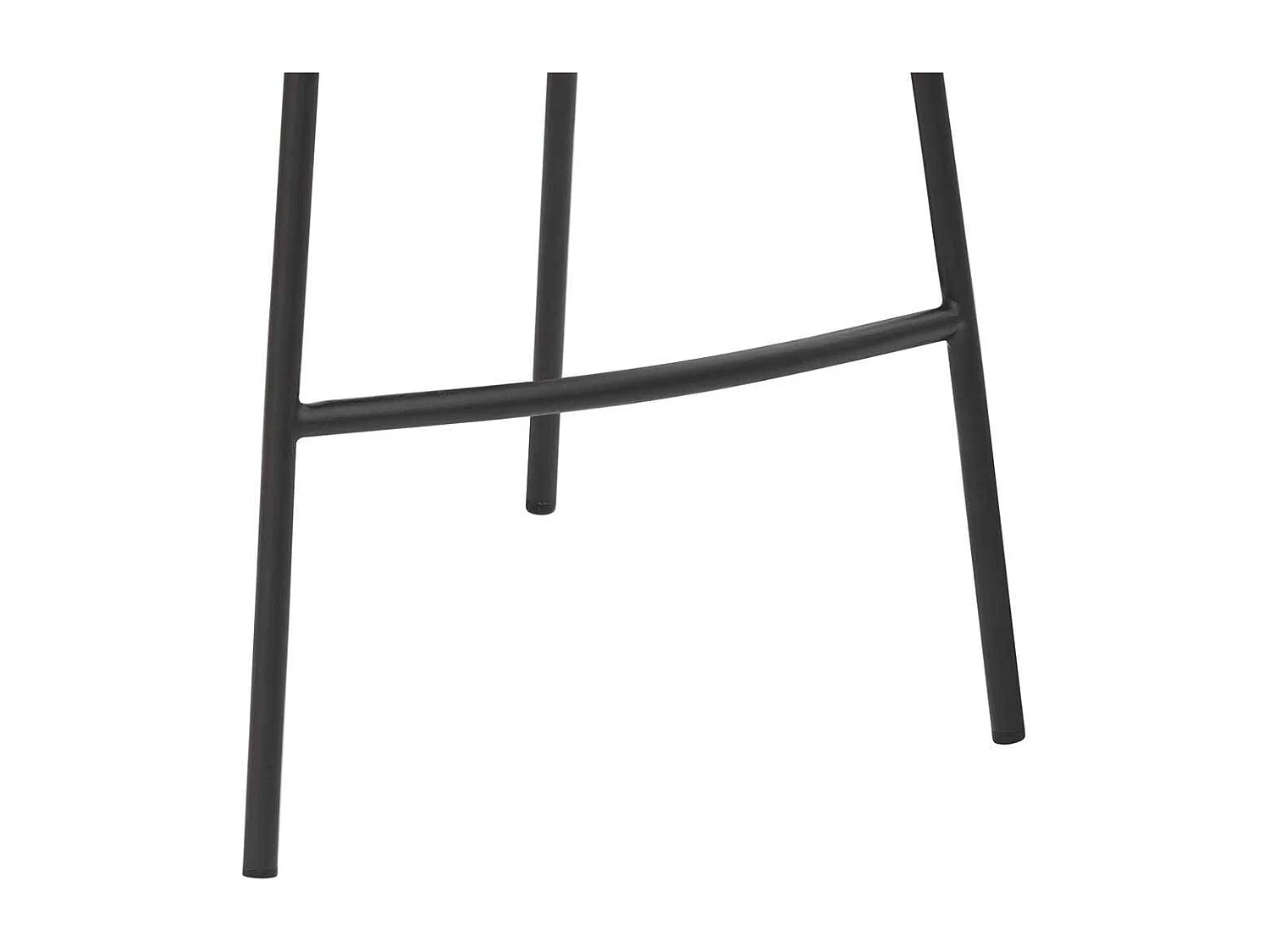 Küchen Thekenhocker mit Vierfußgestell aus Metall 65 cm Sitzhöhe