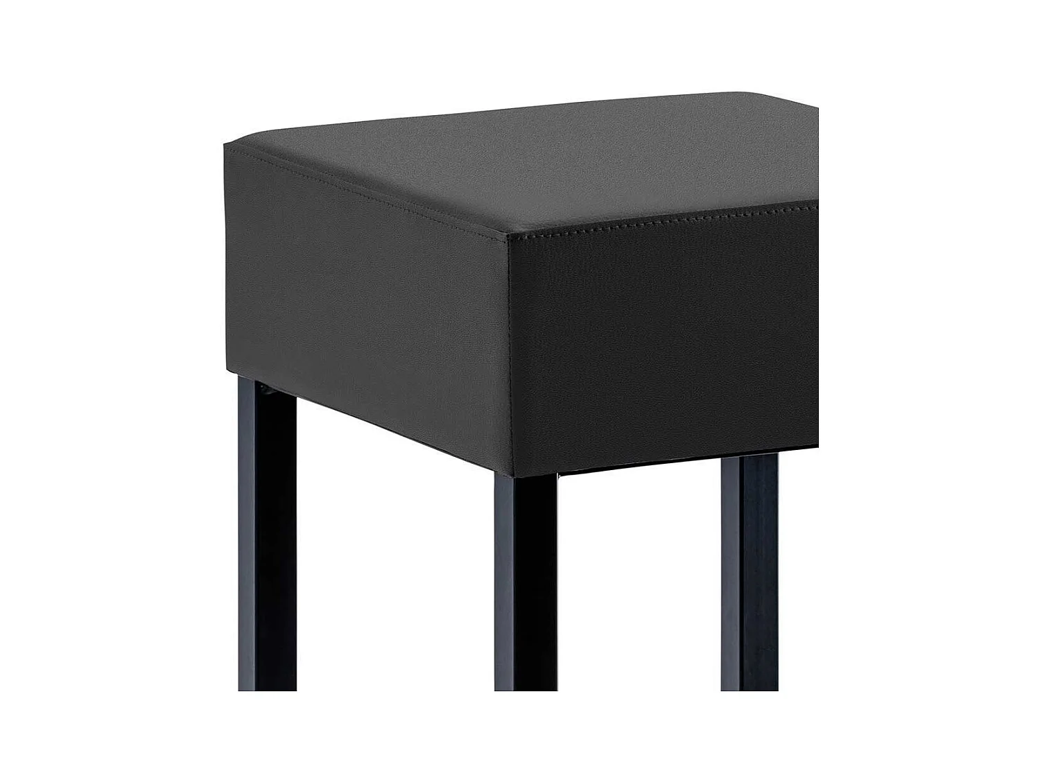 Tresenhocker in Anthrazit & Schwarz 91 cm Sitzhöhe