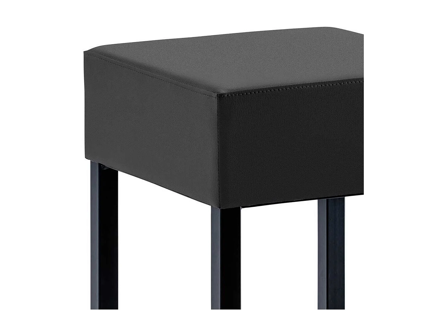 Tresenhocker in Anthrazit & Schwarz 91 cm Sitzhöhe