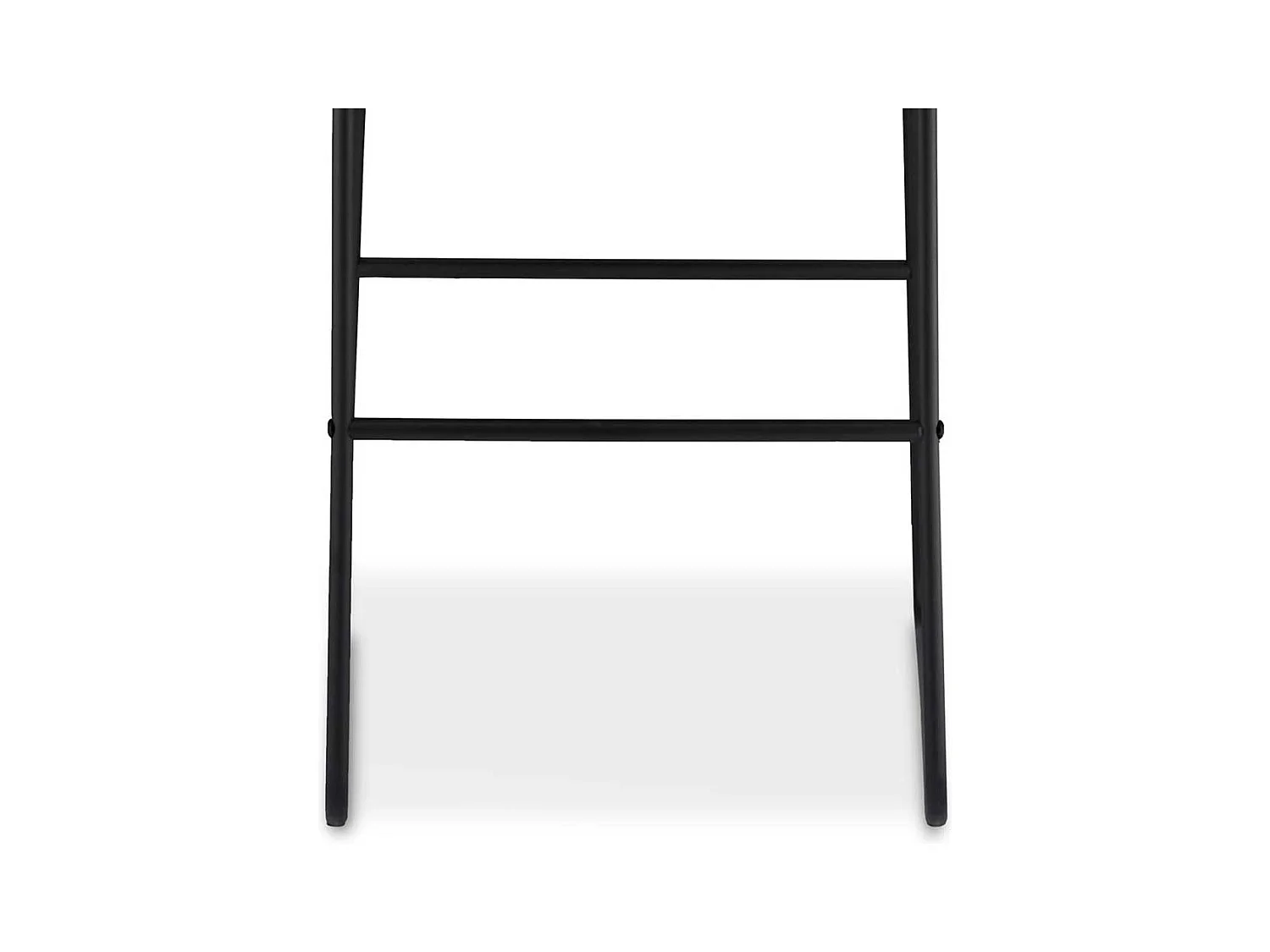 Barst�hle in Schwarz Kunstleder B�gelgestell (2er Set)