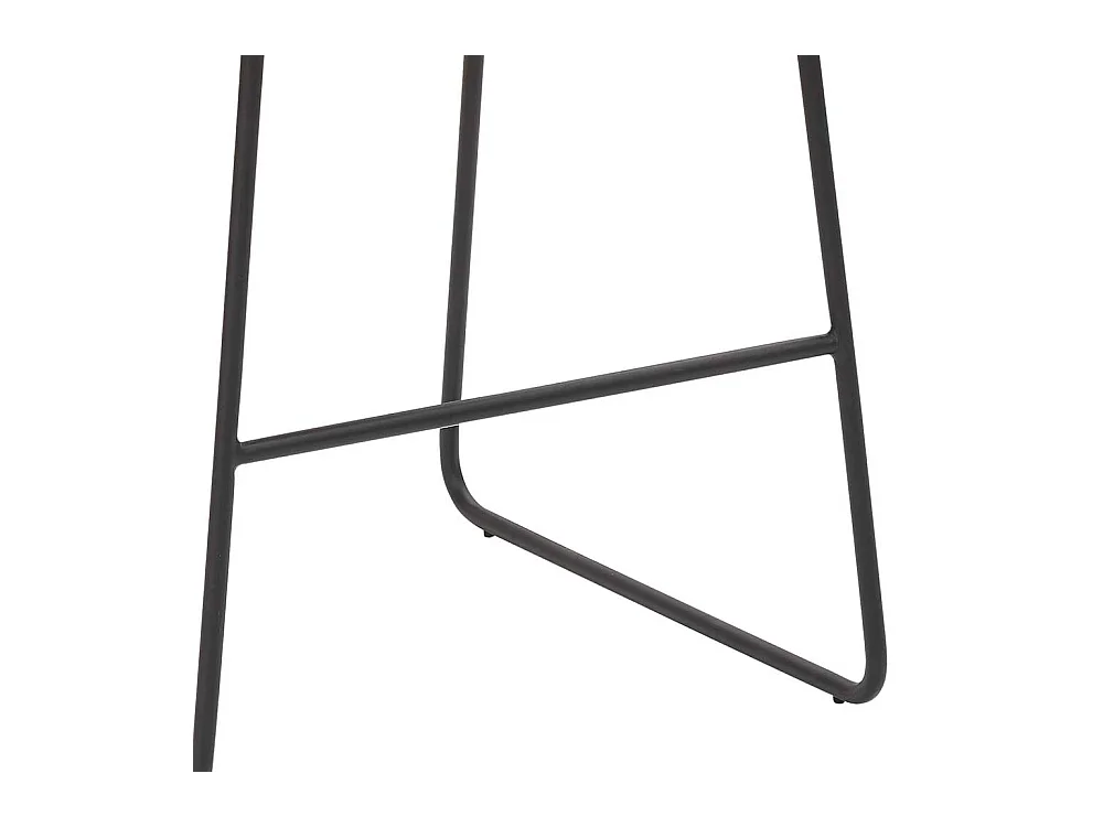 Barhocker Design in Anthrazit und Schwarz Bügelgestell