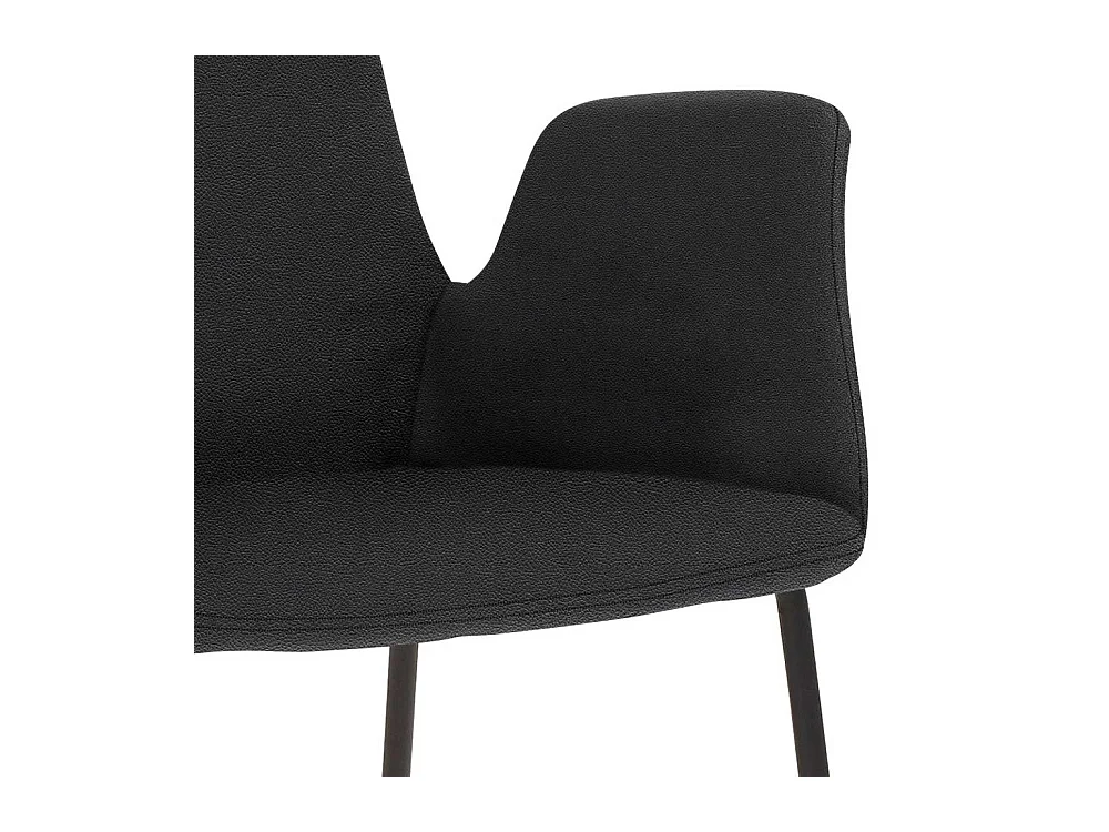 Barhocker Design in Anthrazit und Schwarz Bügelgestell