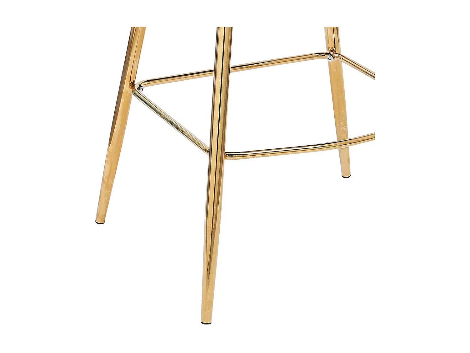 Retrostil Barstuehle Lehne in Muschelform Samtbezug Petrol (2er Set)