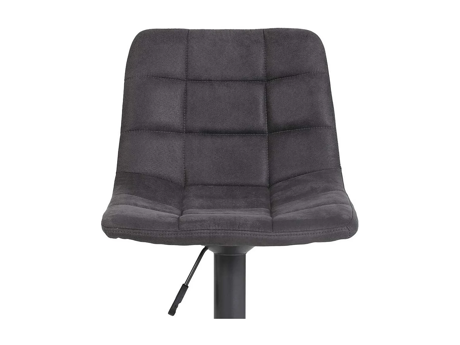 Tresenstühle in Anthrazit Microfaser drehbar (2er Set)