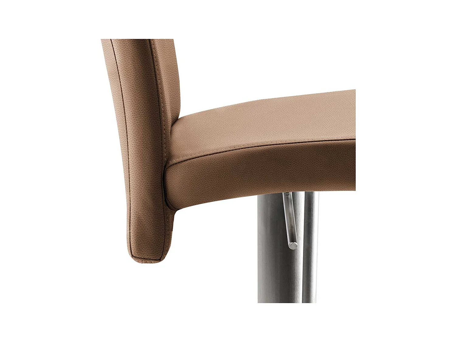 Tresenstuhl 81 cm Sitzhöhe gepolsterter Rückenlehne