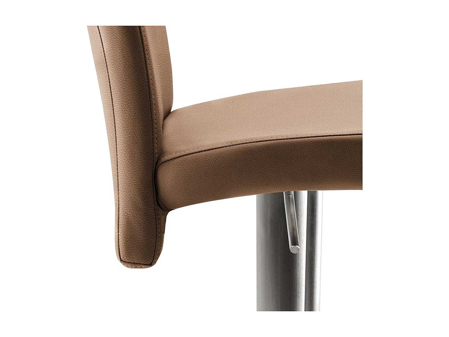 Tresenstuhl 81 cm Sitzhöhe gepolsterter Rückenlehne