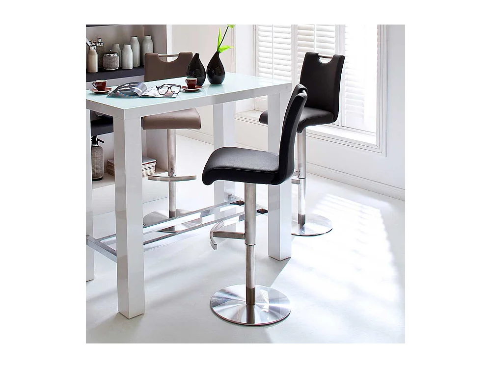 Barstuhl mit Griff Schwarz