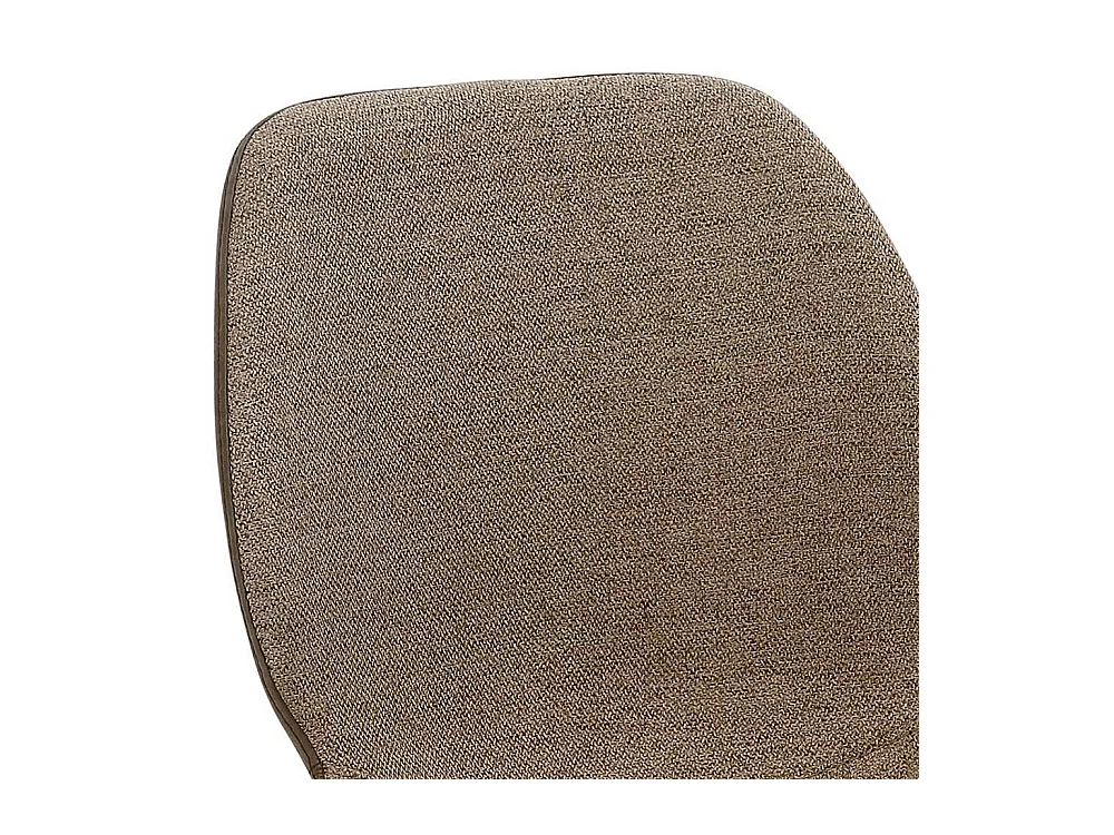 Moderner Kuechenhocker mit Vierfußgestell aus gebürstetem Edelstahl 65 cm Sitzhöhe