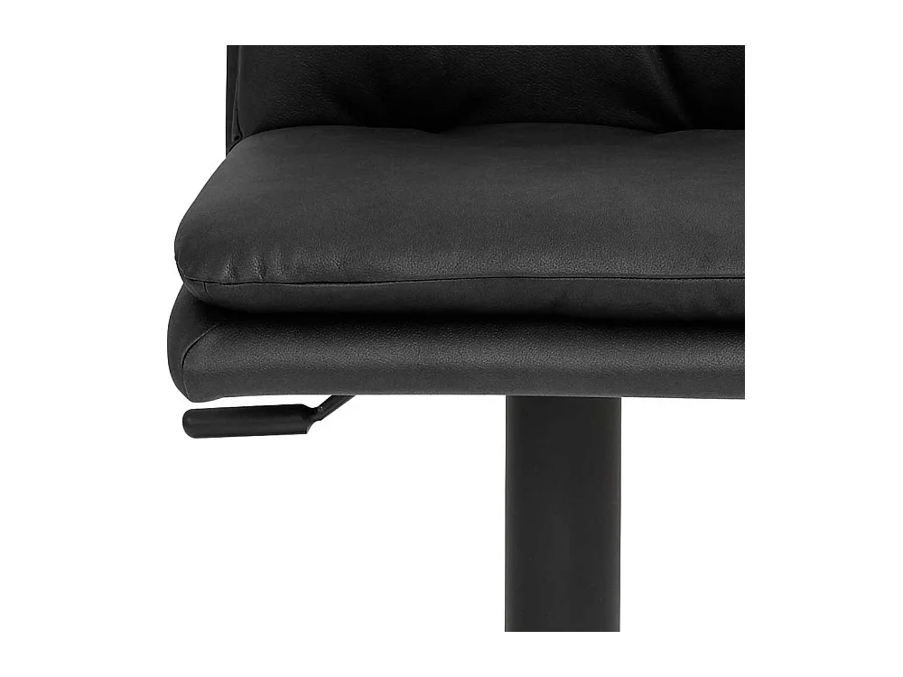 Barhocker mit Fußstütze aus Microfaser Stahl