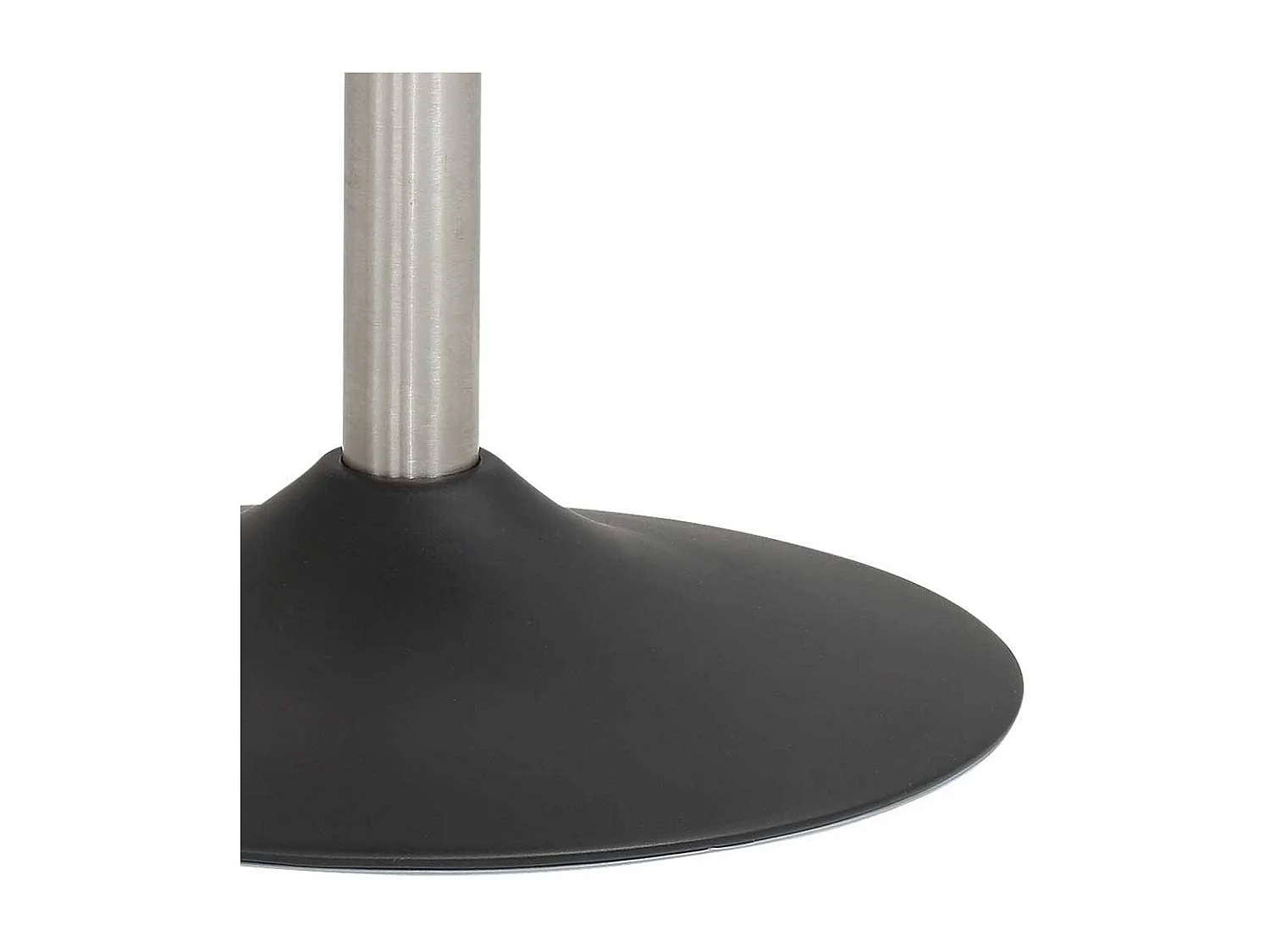 Barhocker mit Fußstütze aus Microfaser Stahl