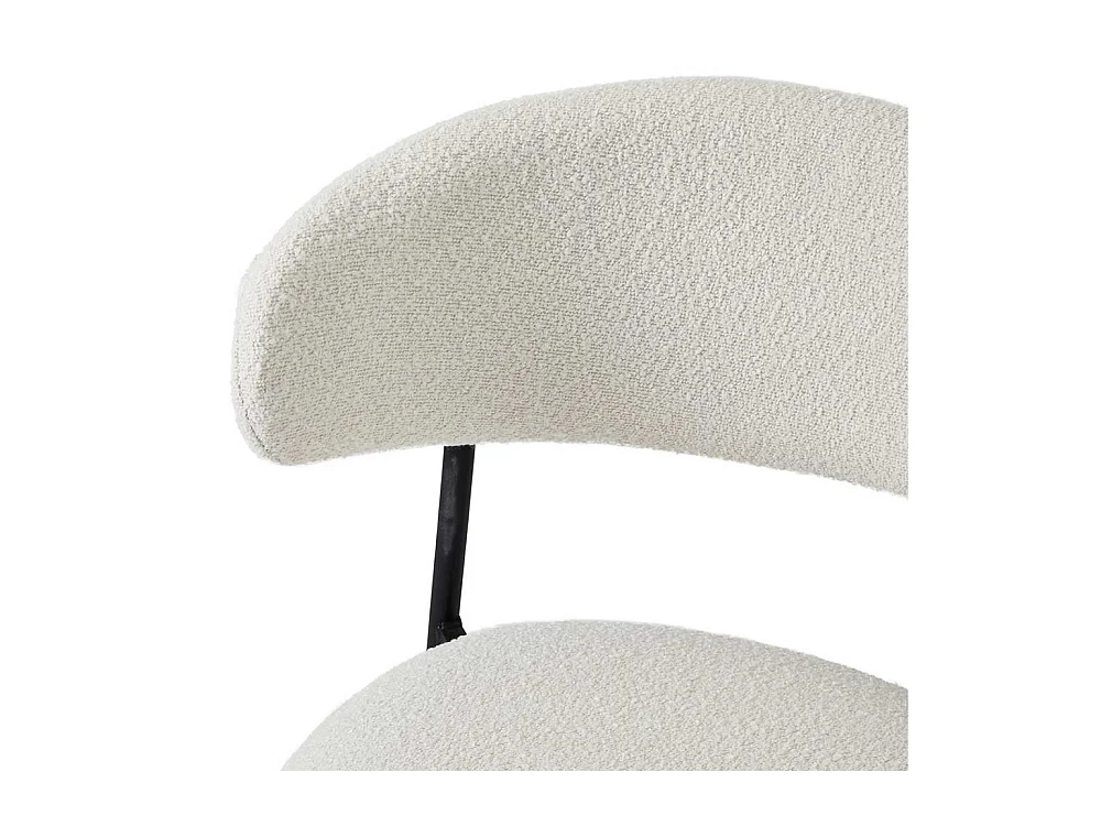 Barhocker Barstuhl mit Fußgestell aus Metall und gepolsterter Rückenlehne (2er Set)