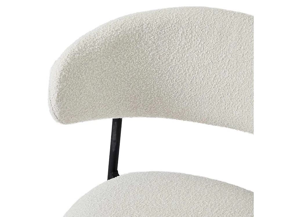 Barhocker Barstuhl mit Fußgestell aus Metall und gepolsterter Rückenlehne (2er Set)