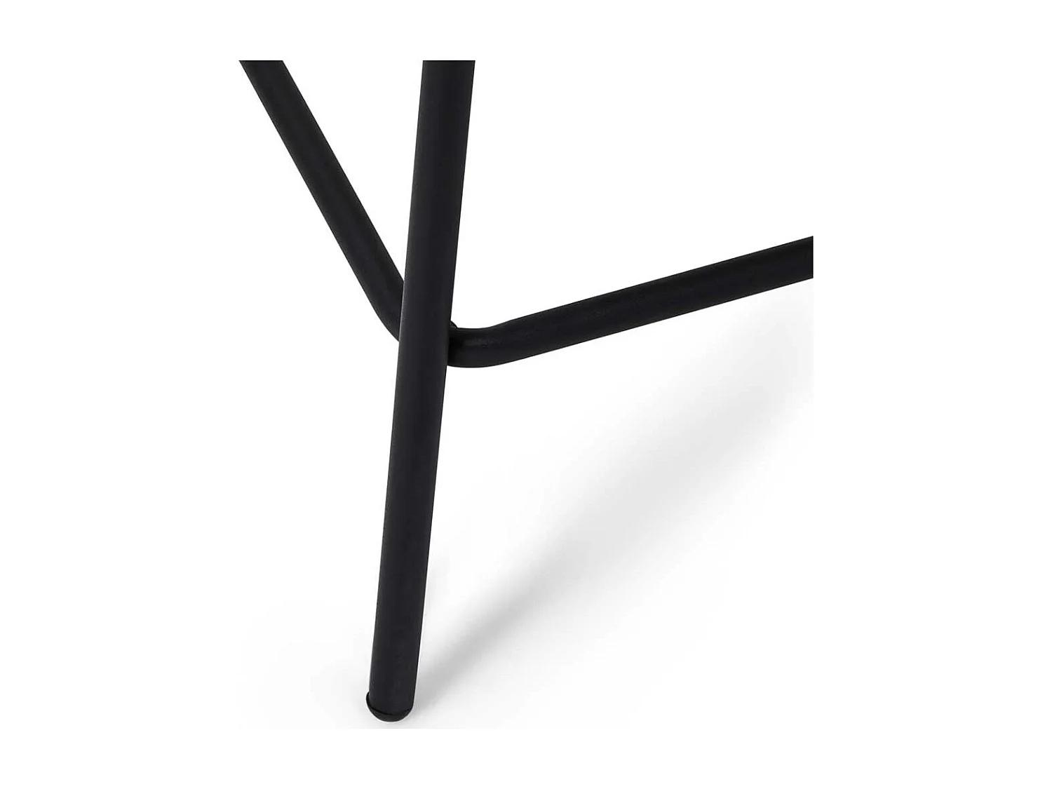 Barhocker Barstuhl mit Fußgestell aus Metall und gepolsterter Rückenlehne (2er Set)