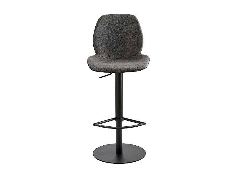 Barhocker durch Gasdruck höhenverstellbar gepolsterter Rückenlehne