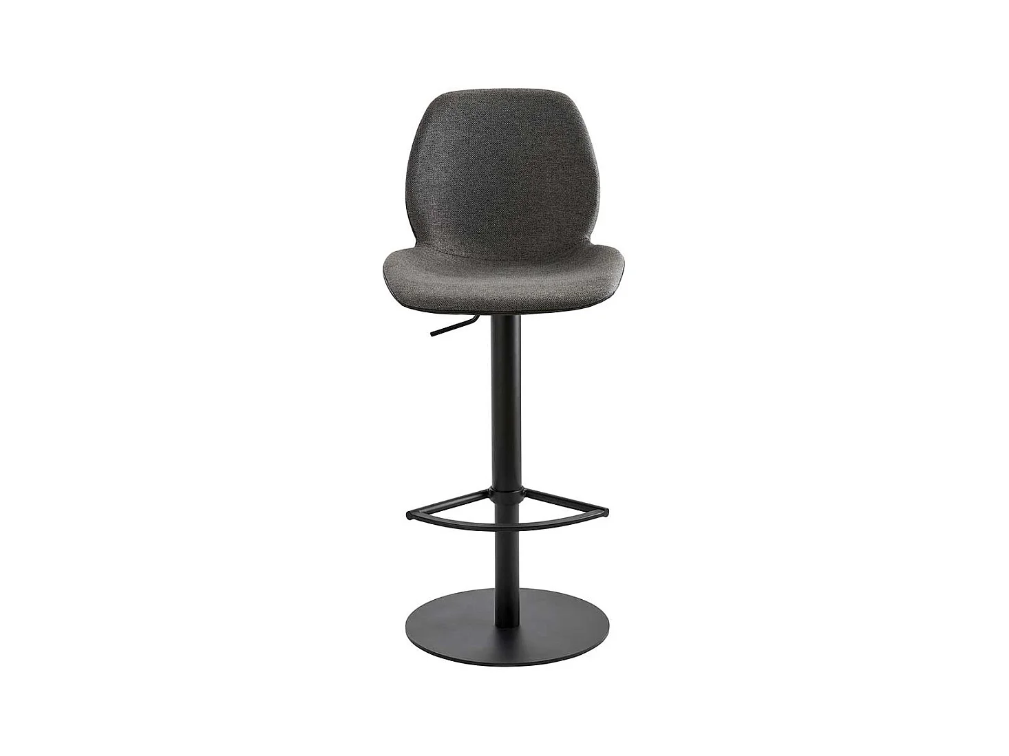 Barhocker durch Gasdruck höhenverstellbar gepolsterter Rückenlehne