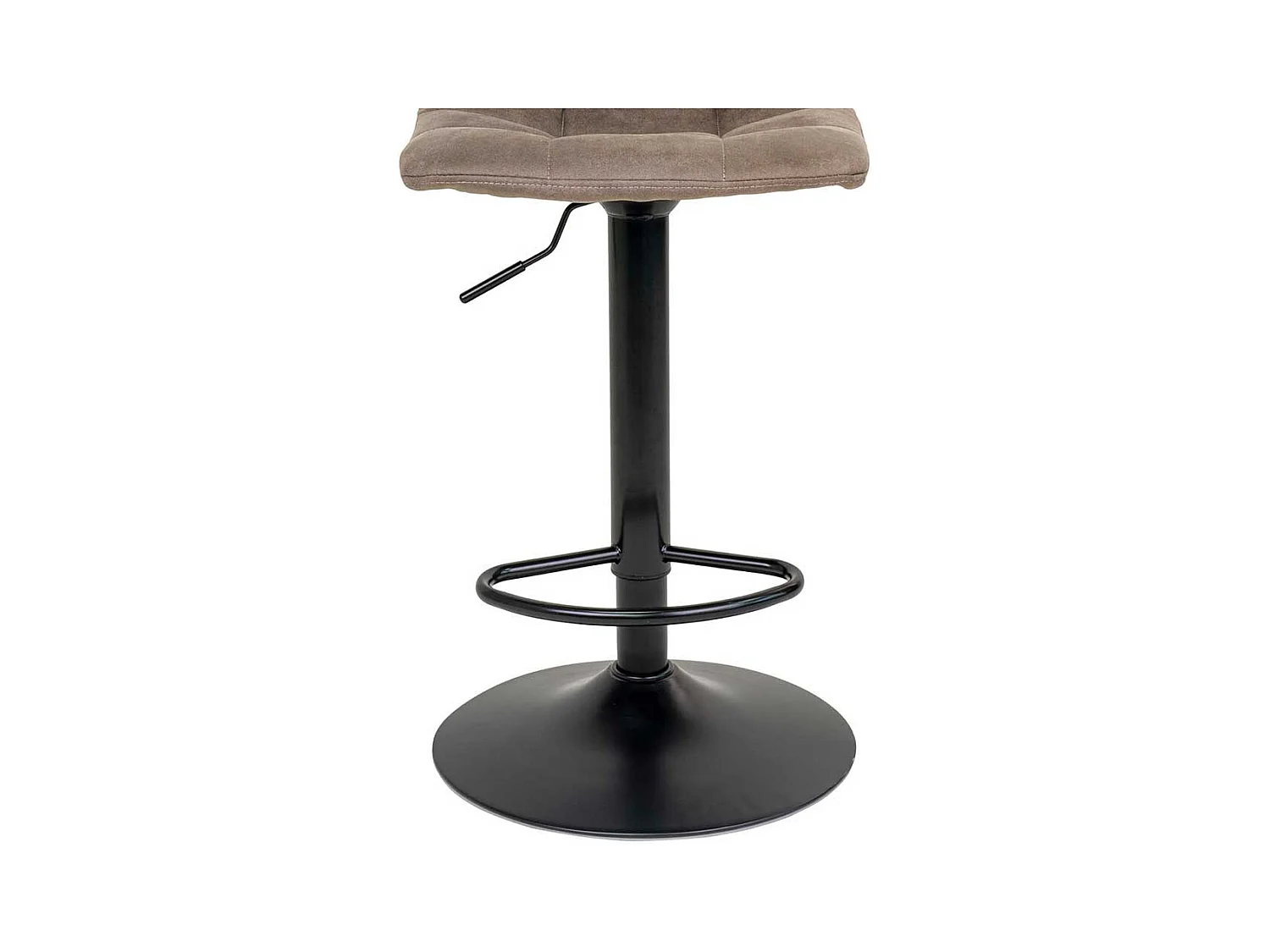 Barstühle in Hellbraun und Schwarz höhenverstellbar (2er Set)