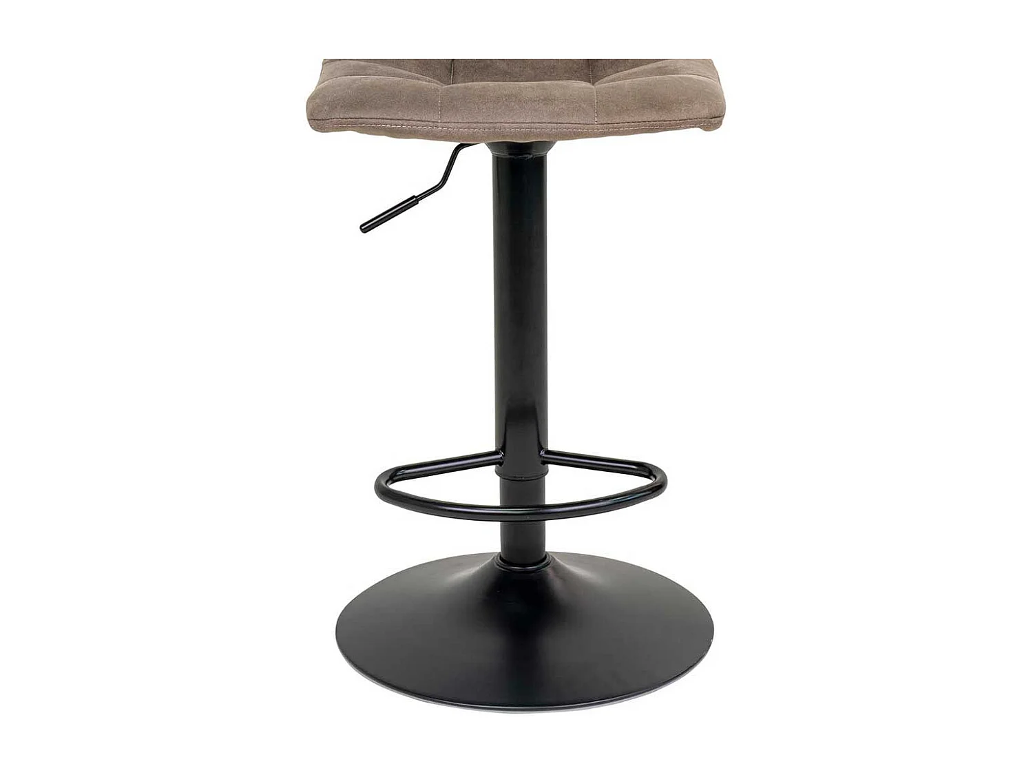 Barstühle in Hellbraun und Schwarz höhenverstellbar (2er Set)