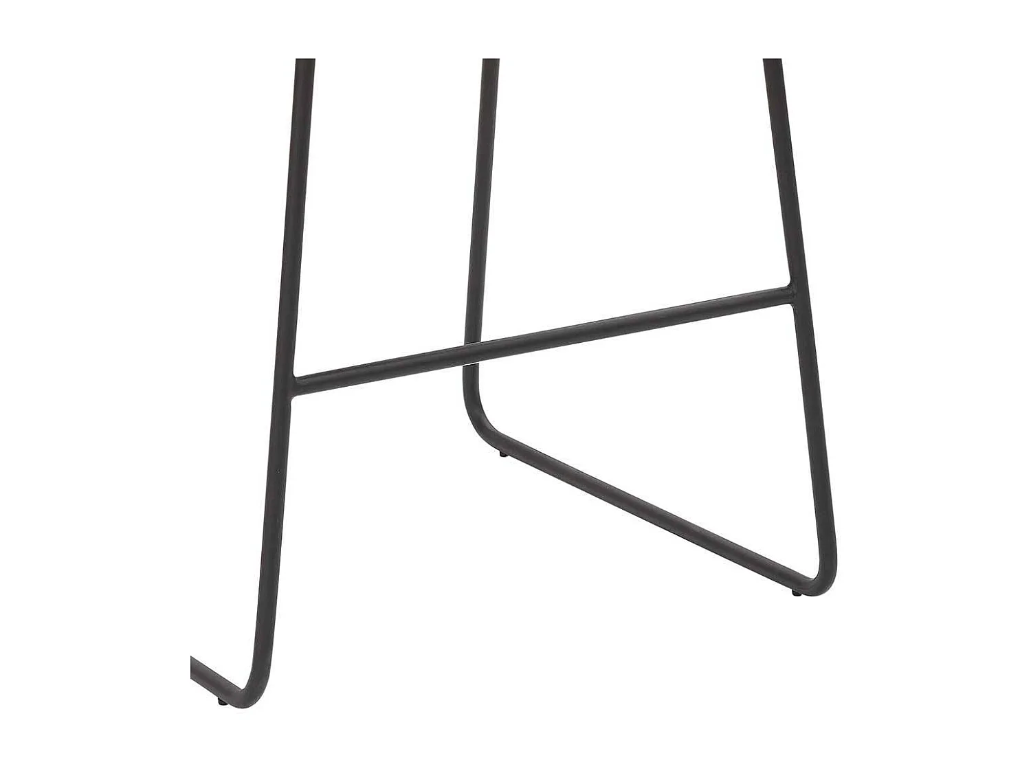 Bügelgestell Küchenhocker mit 65 cm Sitzhöhe modernem Design