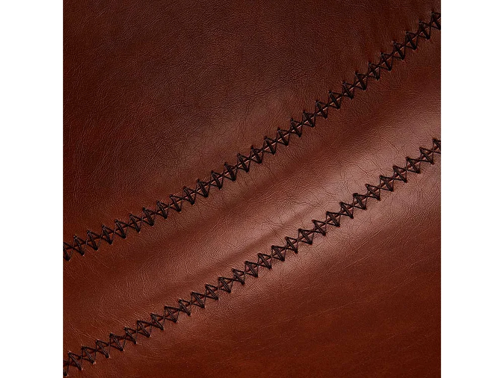 Küchenbarhocker in Cognac Braun Kunstleder 70 cm Sitzhöhe (2er Set)