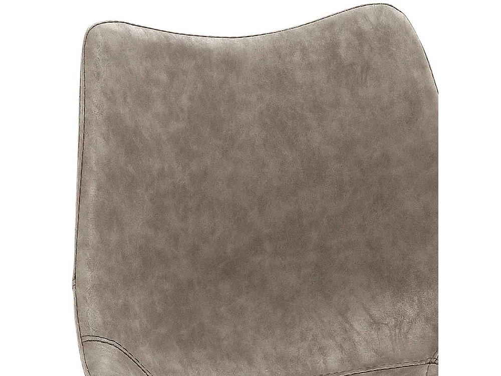 Küchenhocker mit Sitzschale in Lichtgrau Vintage 65 cm Sitzhöhe