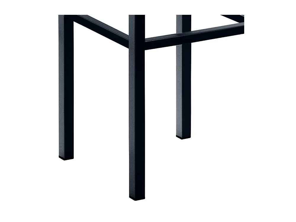 Barstuhl hoch in Anthrazit & Schwarz Bezug aus Microfaser