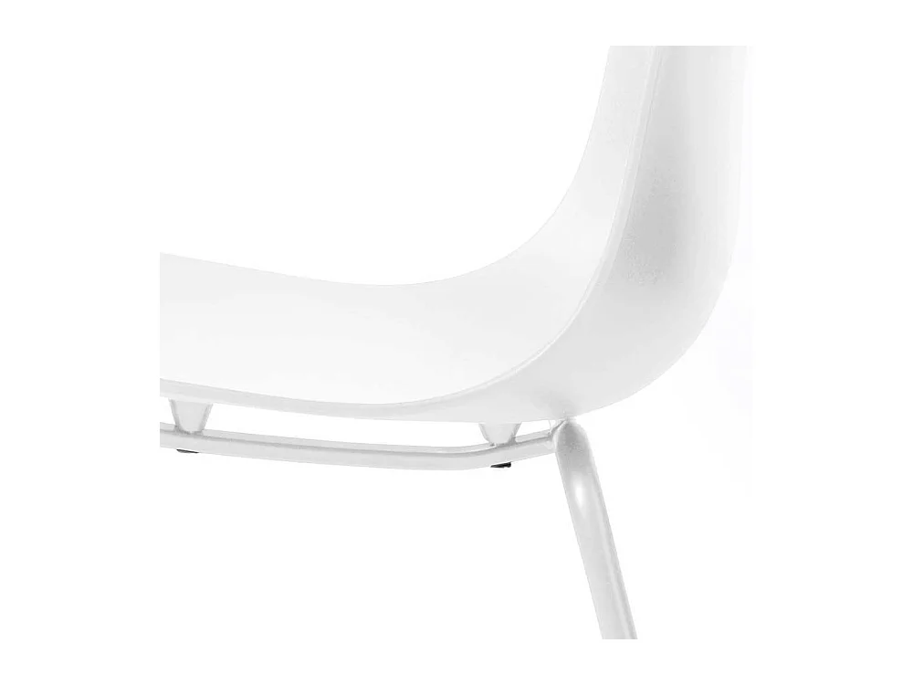 Moderne Barhocker Küche in Weiß 68 cm Sitzhöhe (2er Set)