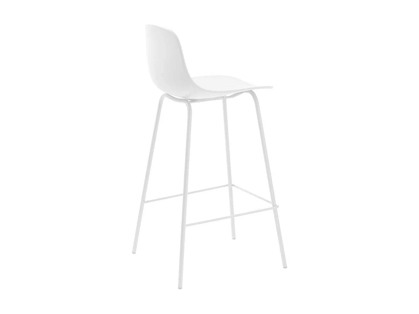 Moderne Barhocker Küche in Weiß 68 cm Sitzhöhe (2er Set)