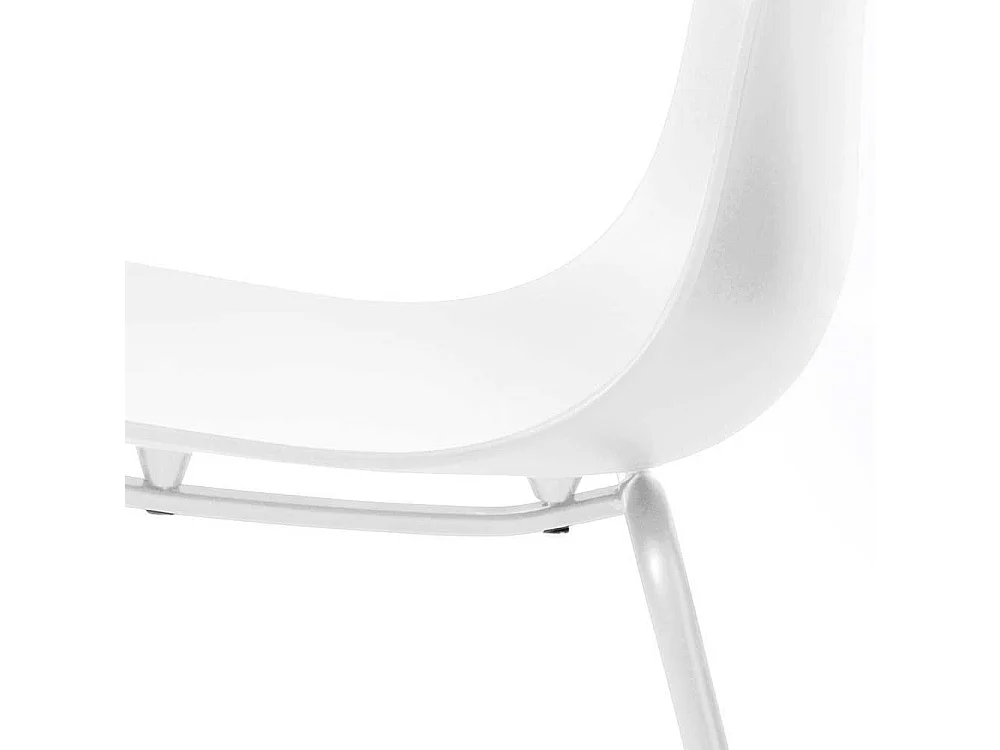 Moderne Barhocker Küche in Weiß 68 cm Sitzhöhe (2er Set)