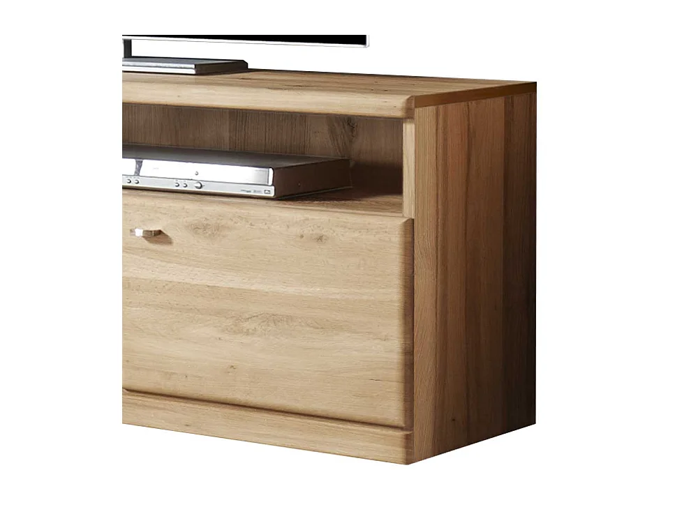 TV Board aus Wildeiche Schubladen