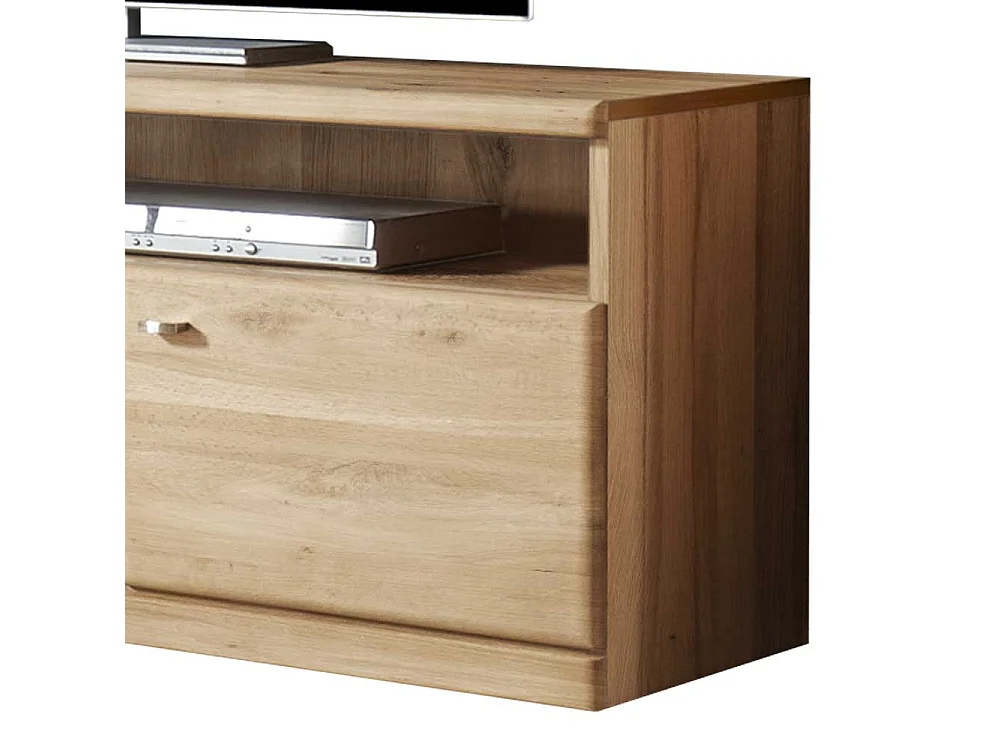 TV Board aus Wildeiche Schubladen