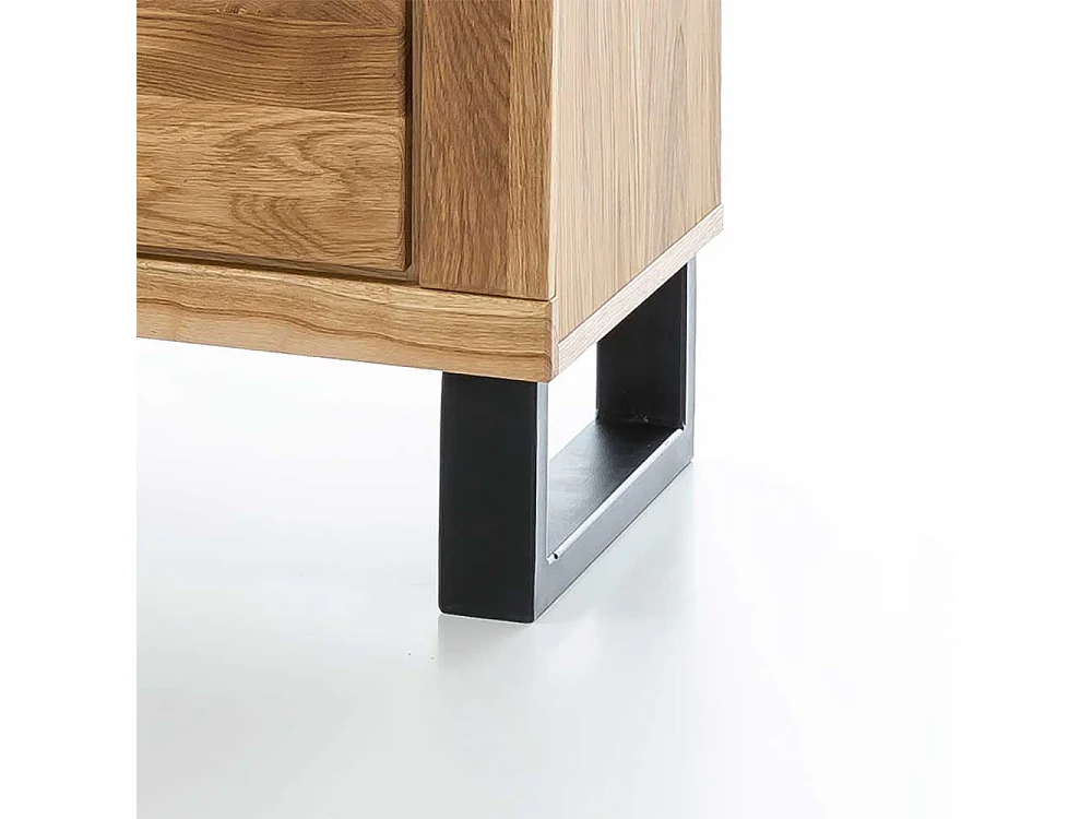 Fernsehboard aus Wildeiche teilmassiv geölt zwei Schubladen