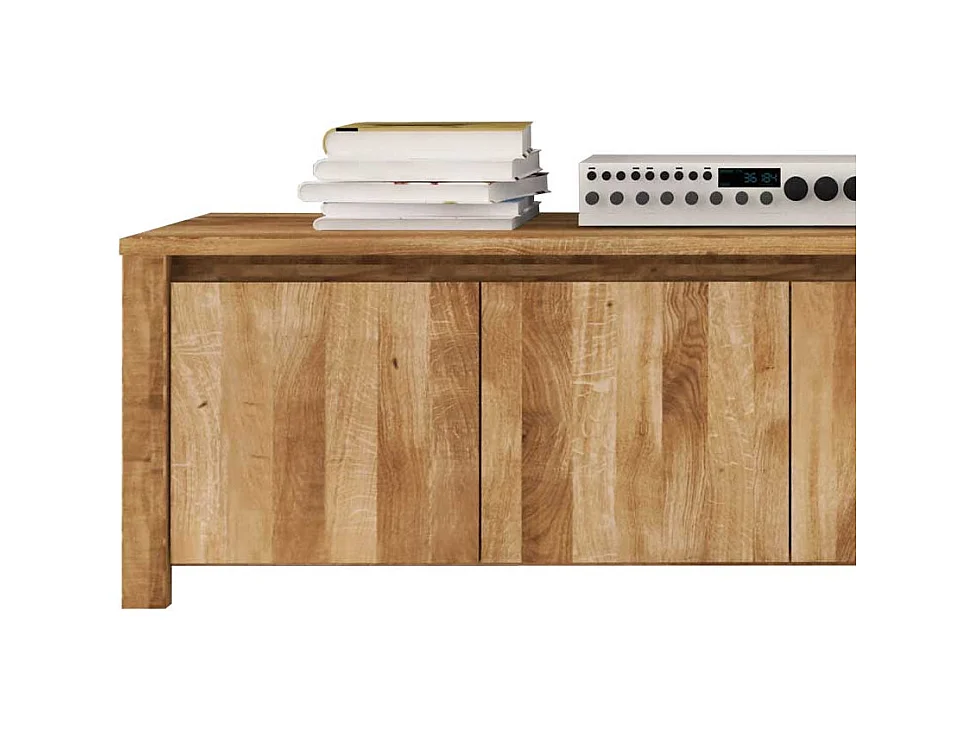 TV Lowboard aus Wildeiche Massivholz 150 cm