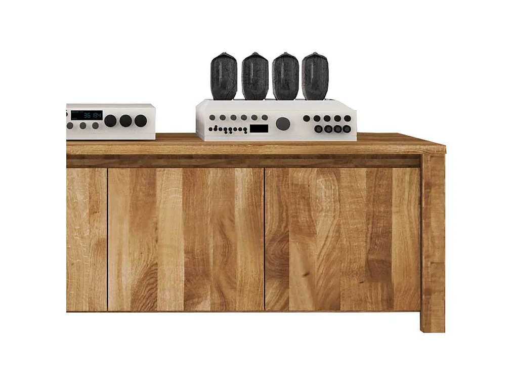 TV Lowboard aus Wildeiche Massivholz 150 cm