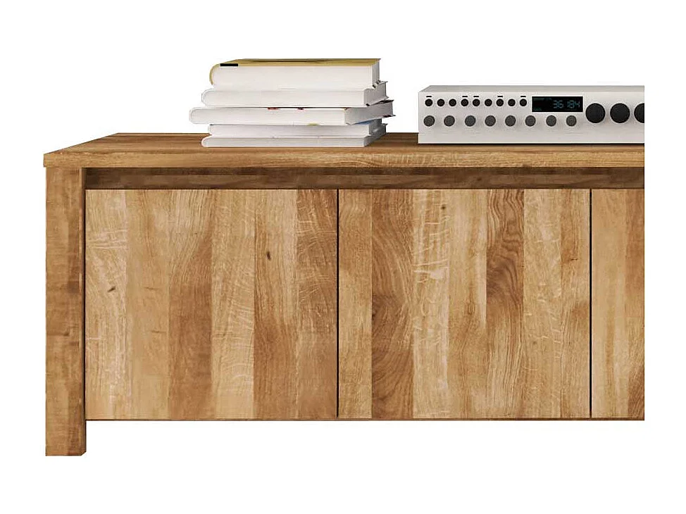 TV Lowboard aus Wildeiche Massivholz 150 cm