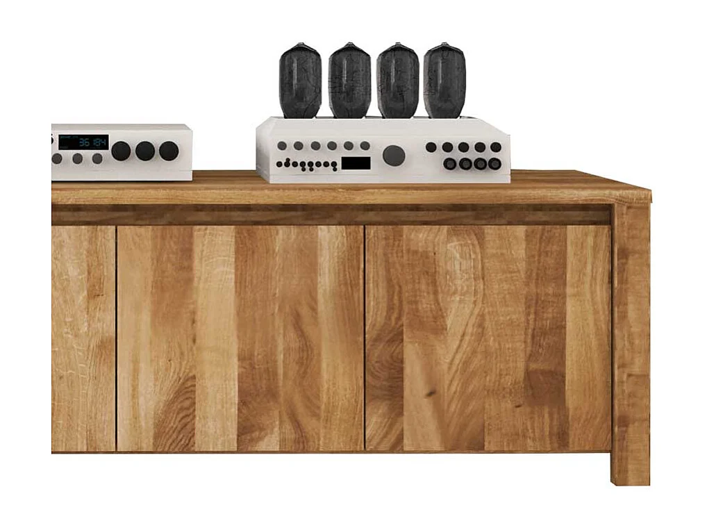 TV Lowboard aus Wildeiche Massivholz 150 cm