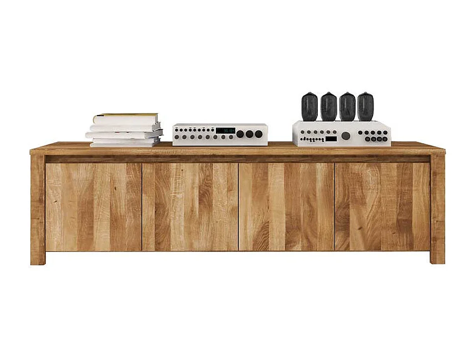TV Lowboard aus Wildeiche Massivholz 150 cm
